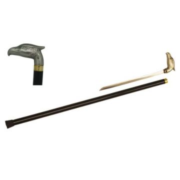 Eagle Walking Cane Sword 34.5" Overall